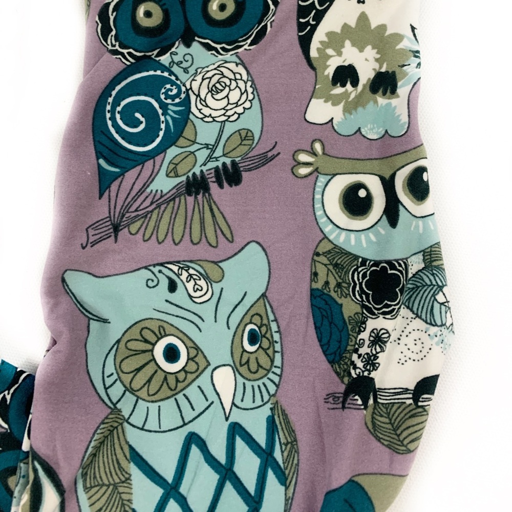 Kids Owl Buttery Soft Leggings S/M and L/XL - Picture 2 of 3